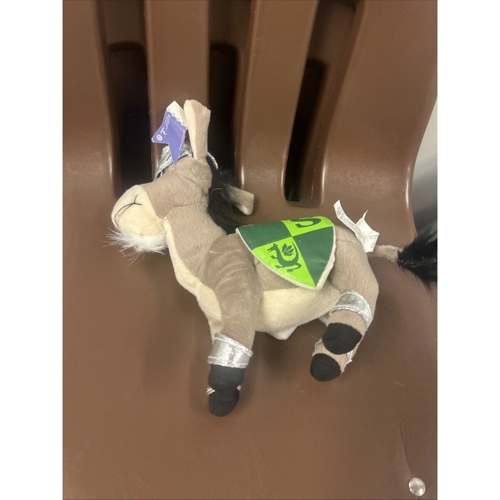 Shrek the Third DONKEY AS KNIGHT 8" Plush Stuffed Animal Shrek 3 2006 W Tags - Picture 1 of 6